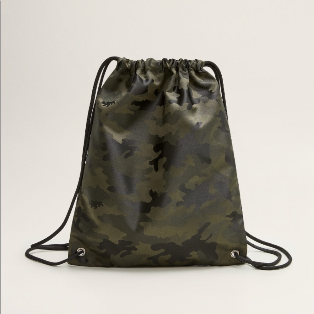 Green Camo Backpack